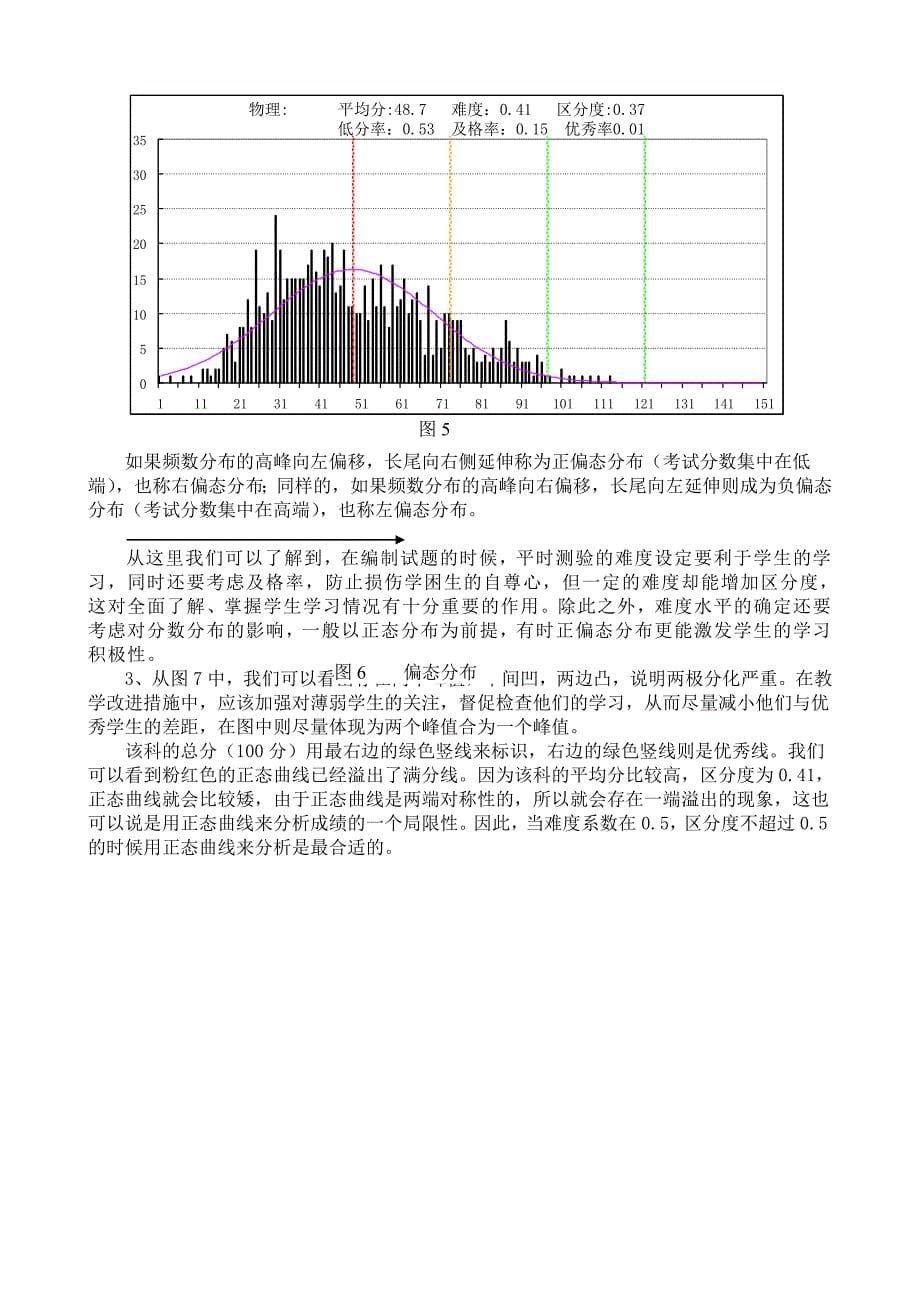 如何用EXCEL制作成绩分析的正态分布图_第5页