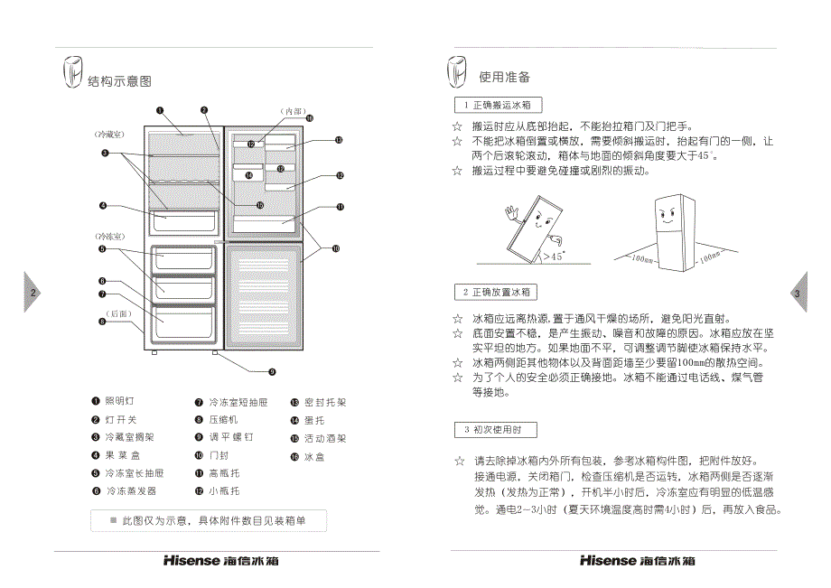 海信冰箱202t说明书_第3页