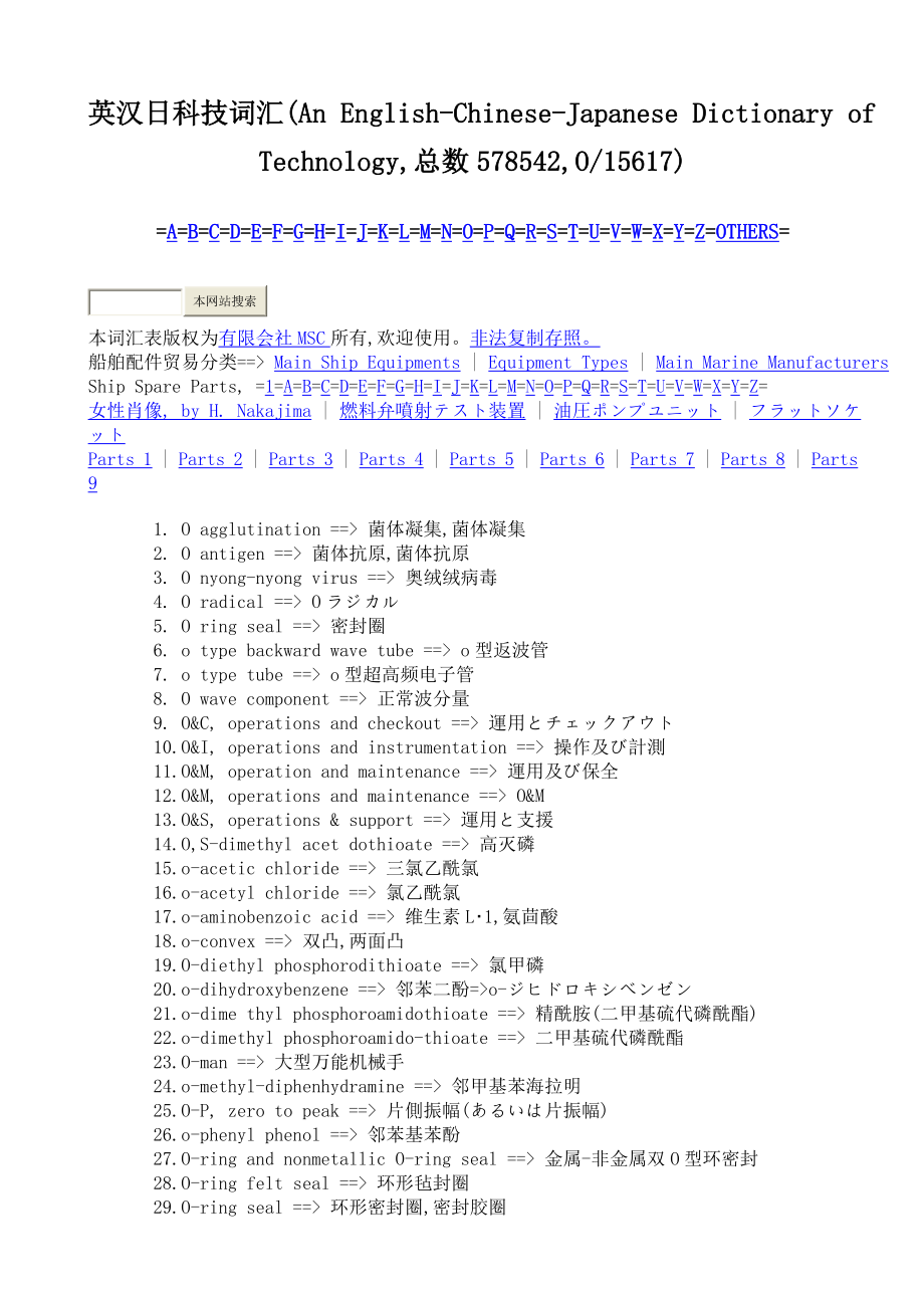 英汉日科技词汇O_第1页