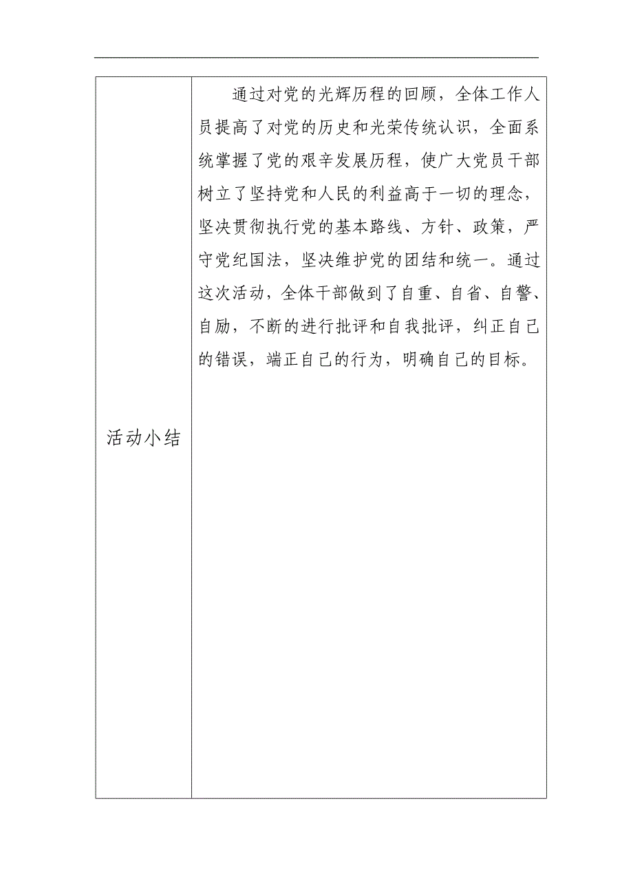 2016年度党风廉政教育活动记录表_第2页