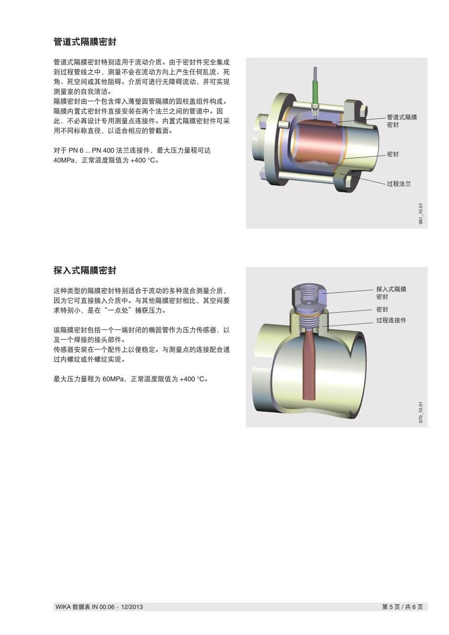 隔膜密封应用-工作原理-设计_第5页