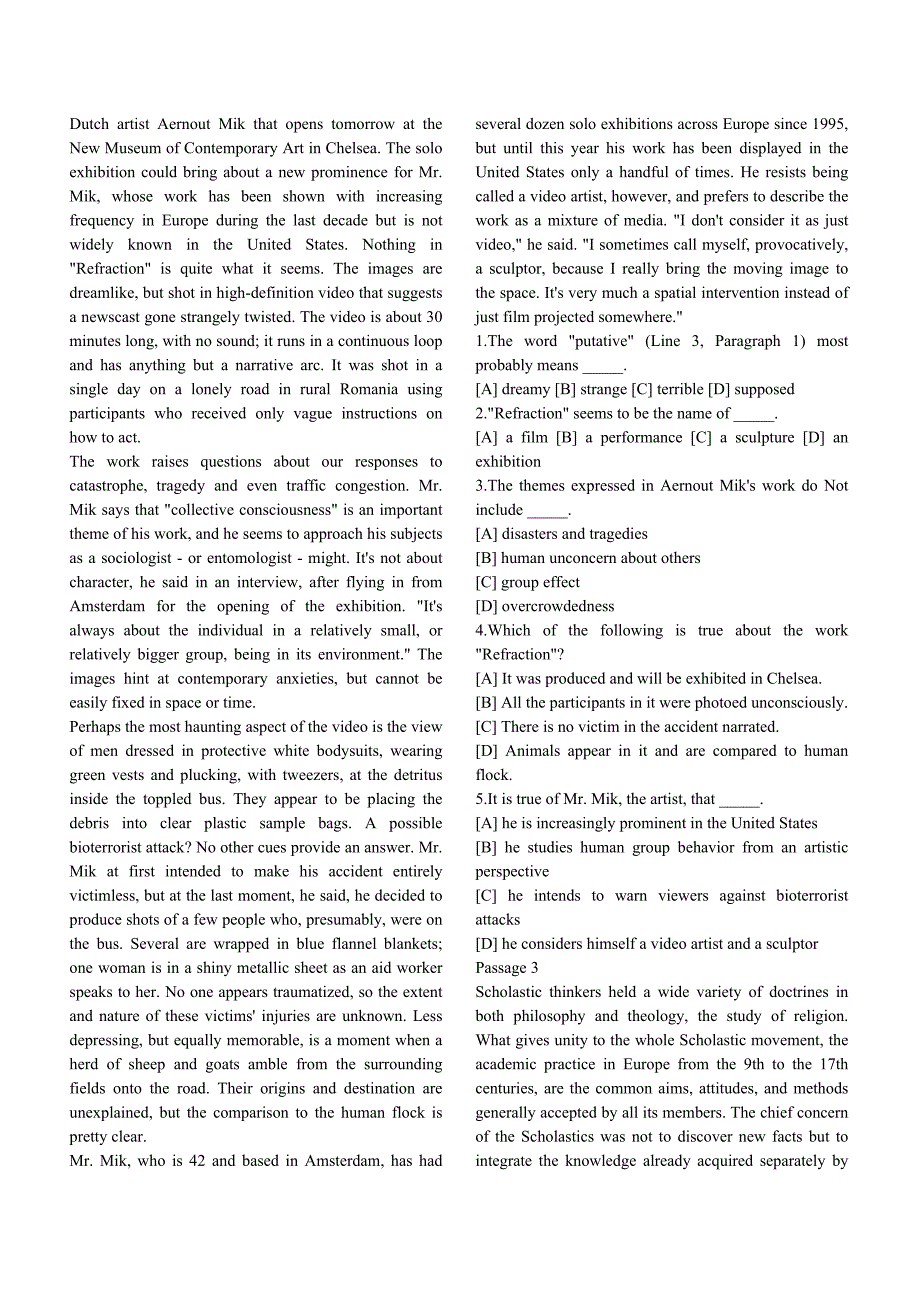 英语专项：托业求职英语练习题3(20页)可直接打印_第3页