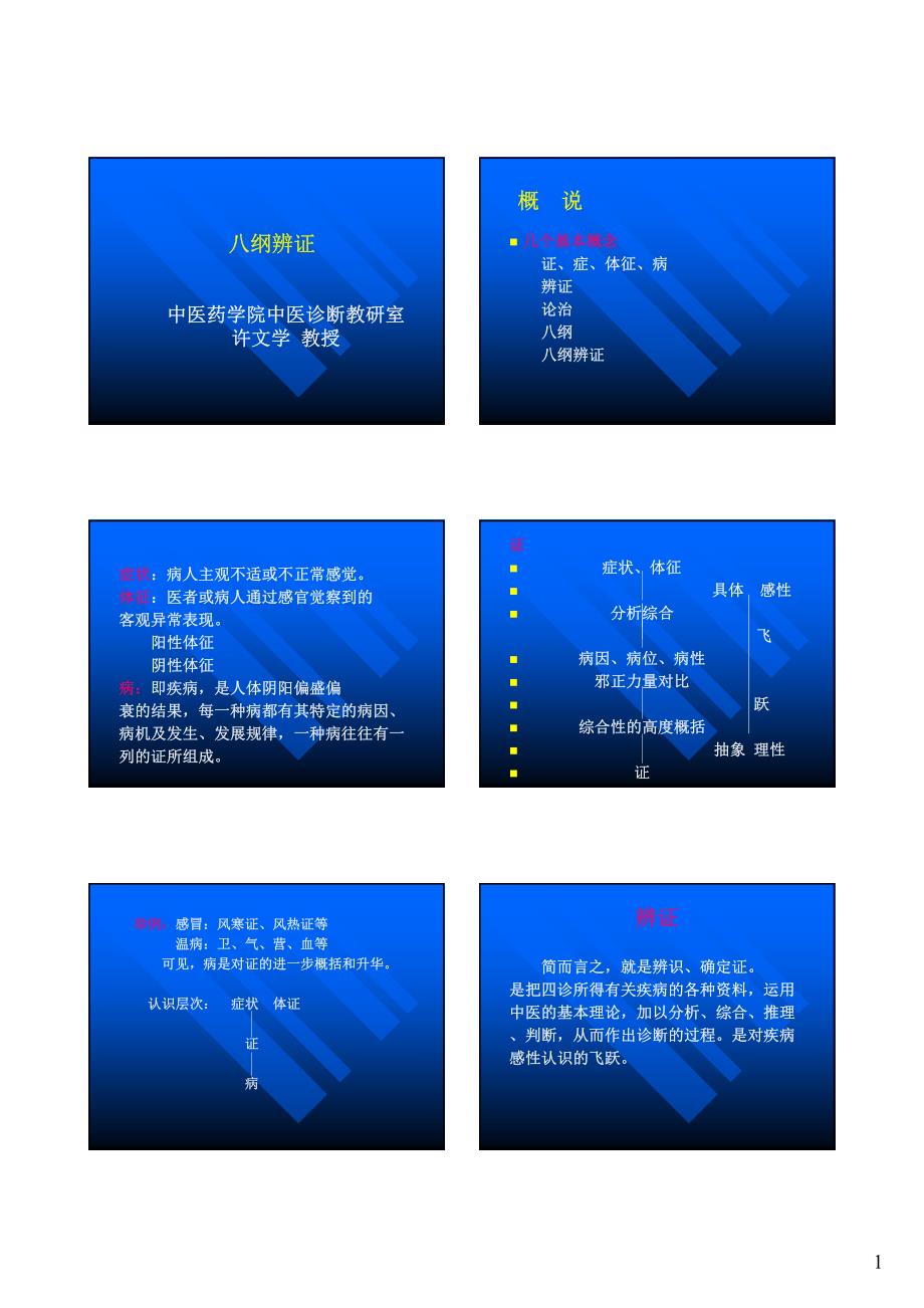 8八纲辨证 基础中医学_第1页