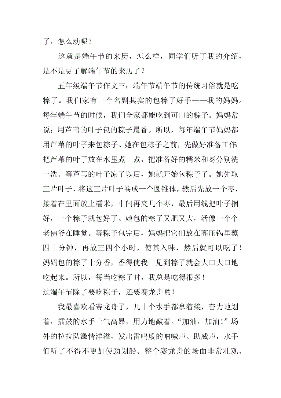 五月五端午节优秀作文_第3页