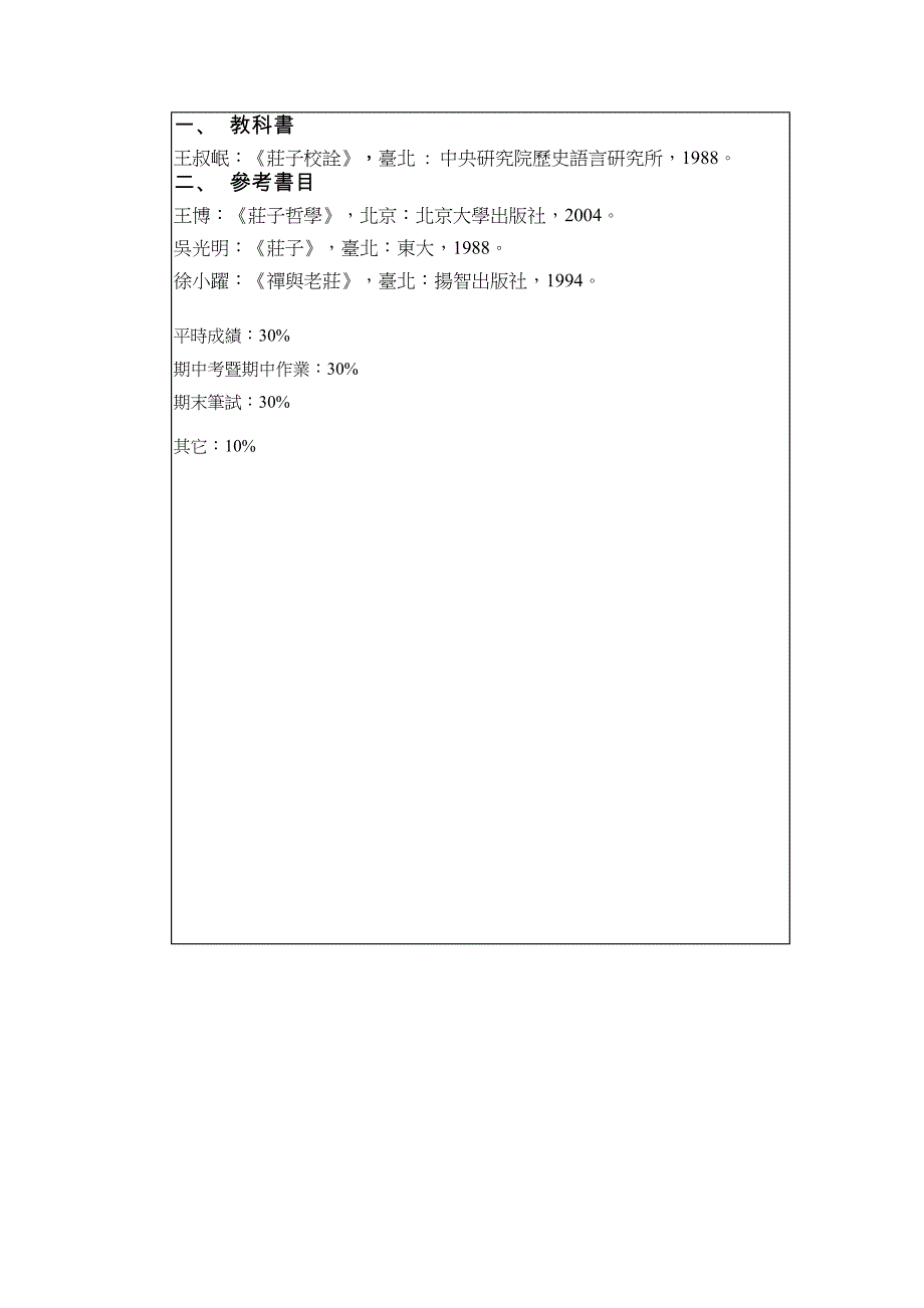 上学期林永胜先生课纲_第4页
