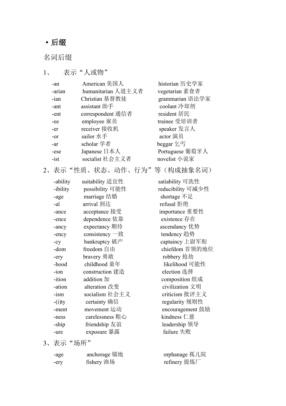 英语中常见的词缀_第3页