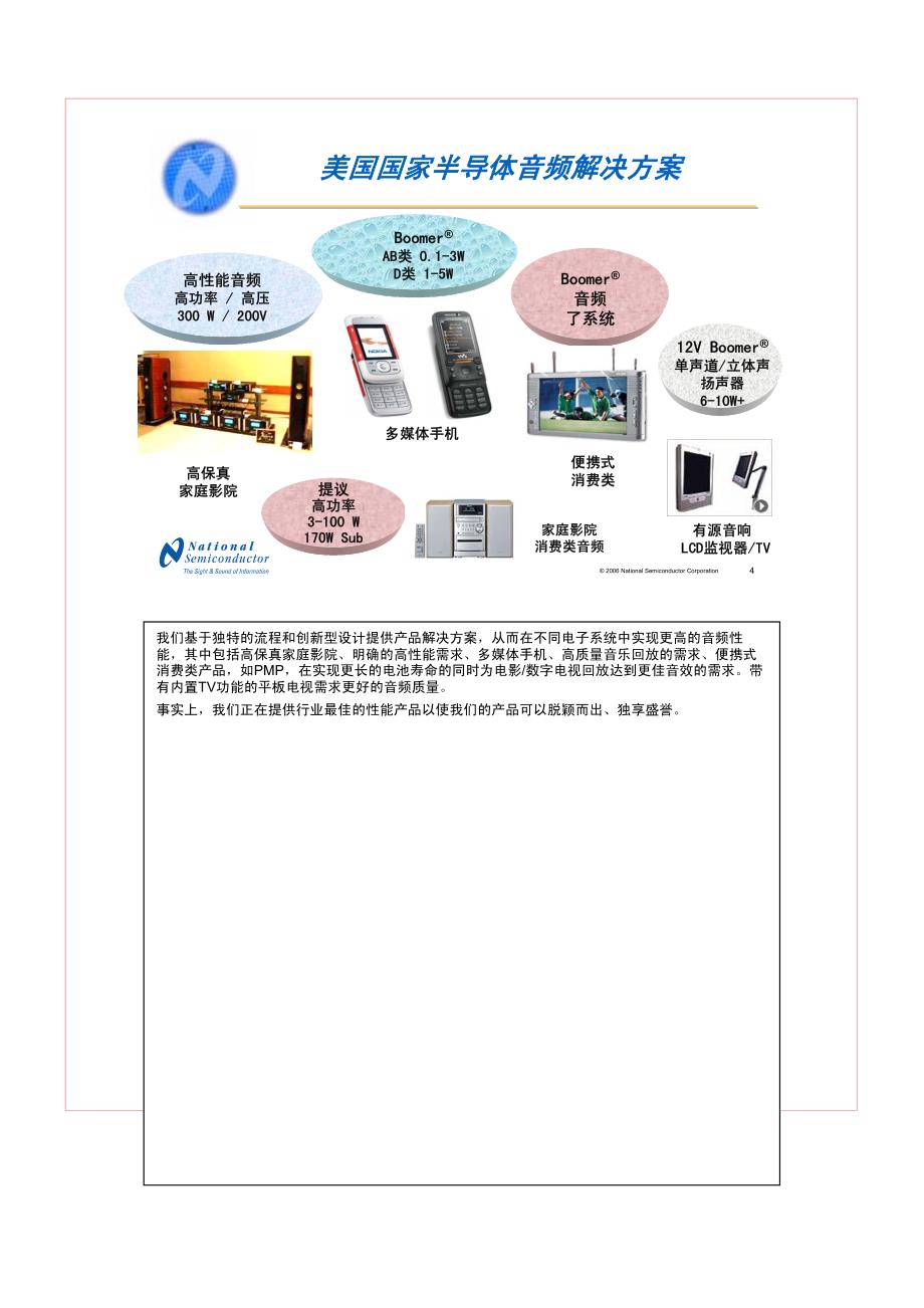 美国国家半导体暨三垦器件音频器件技术交流研讨会_第4页