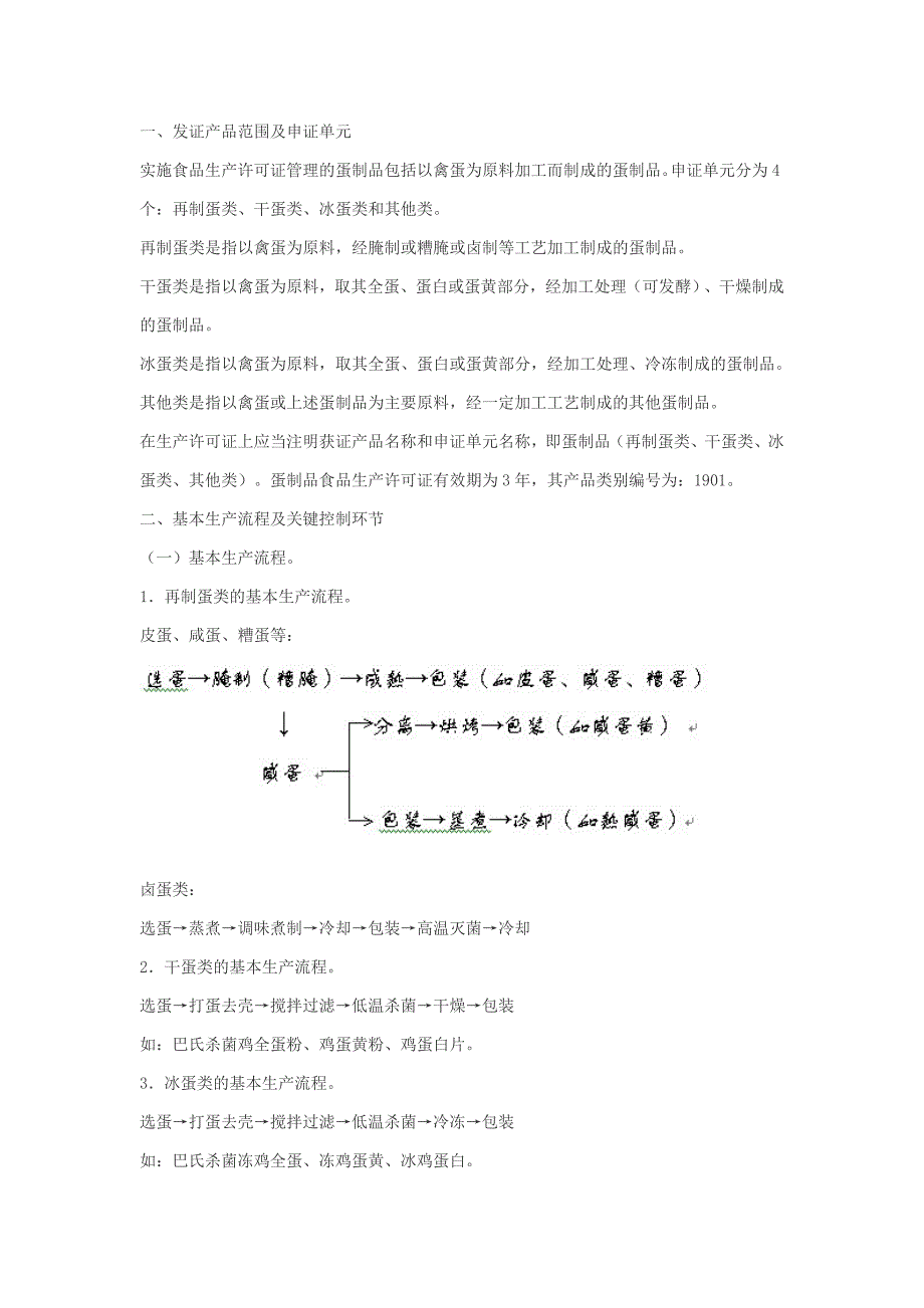 蛋制品生产许可证审查细则_第1页