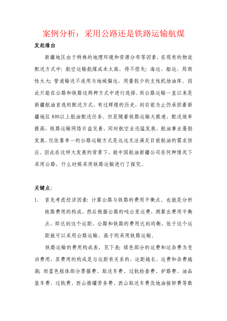 采用公路还是铁路运输航煤_第1页