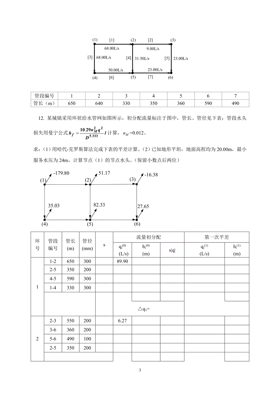 给水排水管道系统思考题_第3页