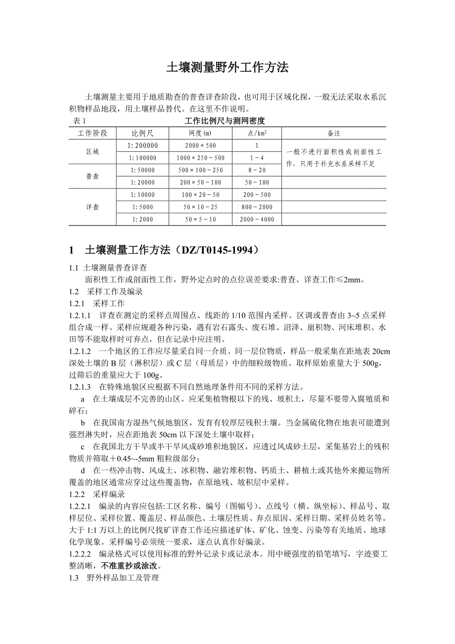 土壤测量野外工作方法_第1页
