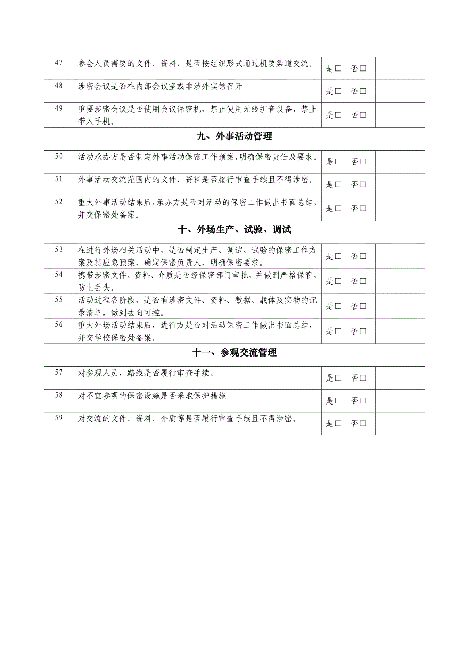 西北工业大学各单位保密自查报告_第4页