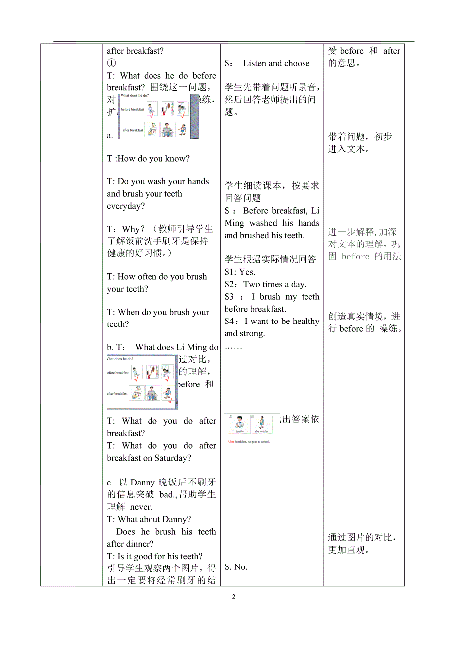 lesson 8 always brush your teeth!_第2页