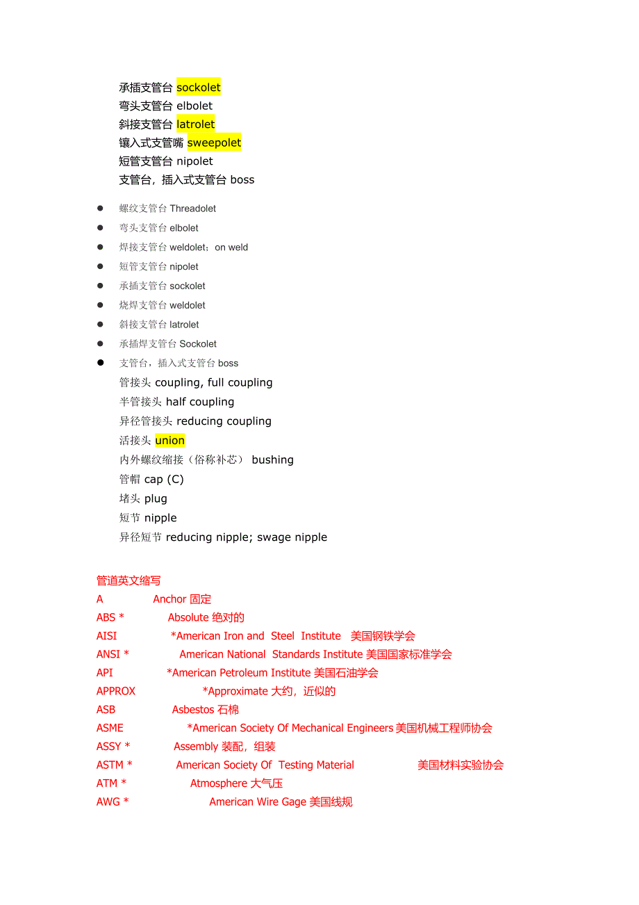 管件中英文对照表_第2页