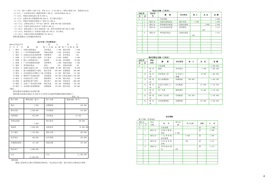 中央电大基础会计业务题1107_第4页