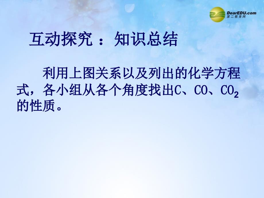 甘肃省兰州市第十九中学九年级化学下册 第六单元 碳和碳的化合物复习课件 （新版）新人教版_第4页
