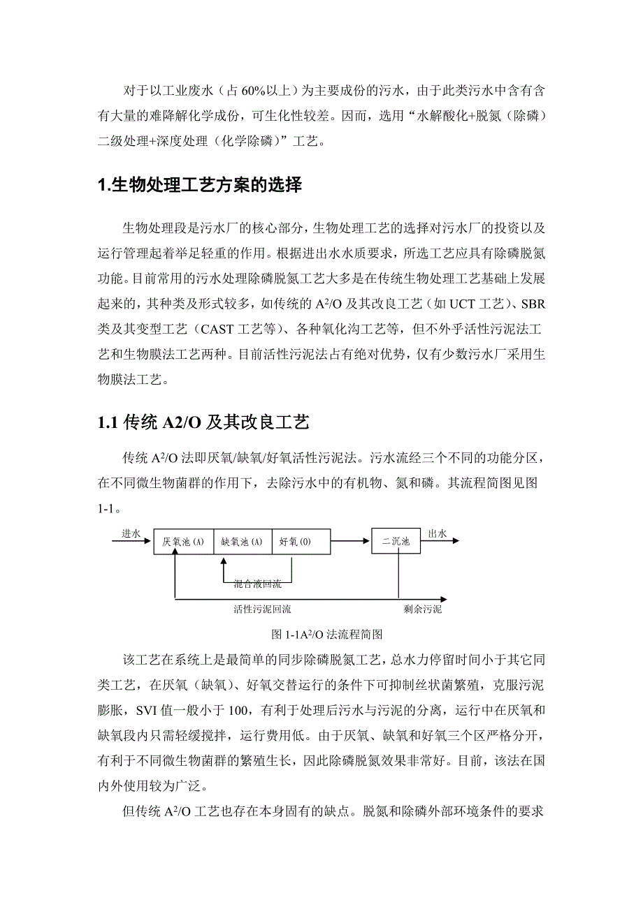 污水处理工艺的确定_第2页