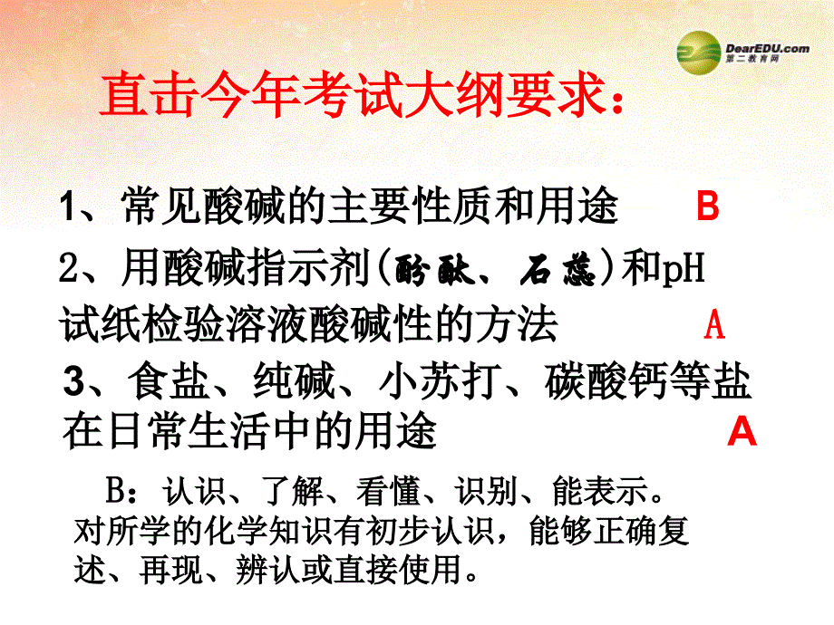 福建省福清西山中学中考化学 酸碱盐总复习（1） 新人教版_第3页