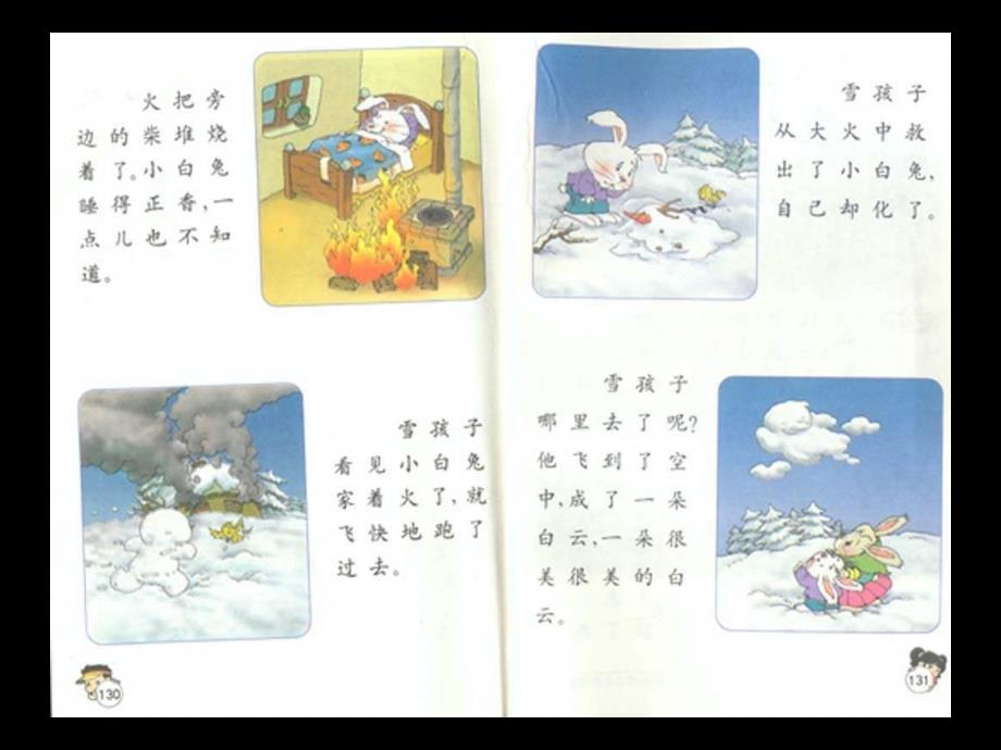 【优品课件】语文一年级《雪孩子》_第3页