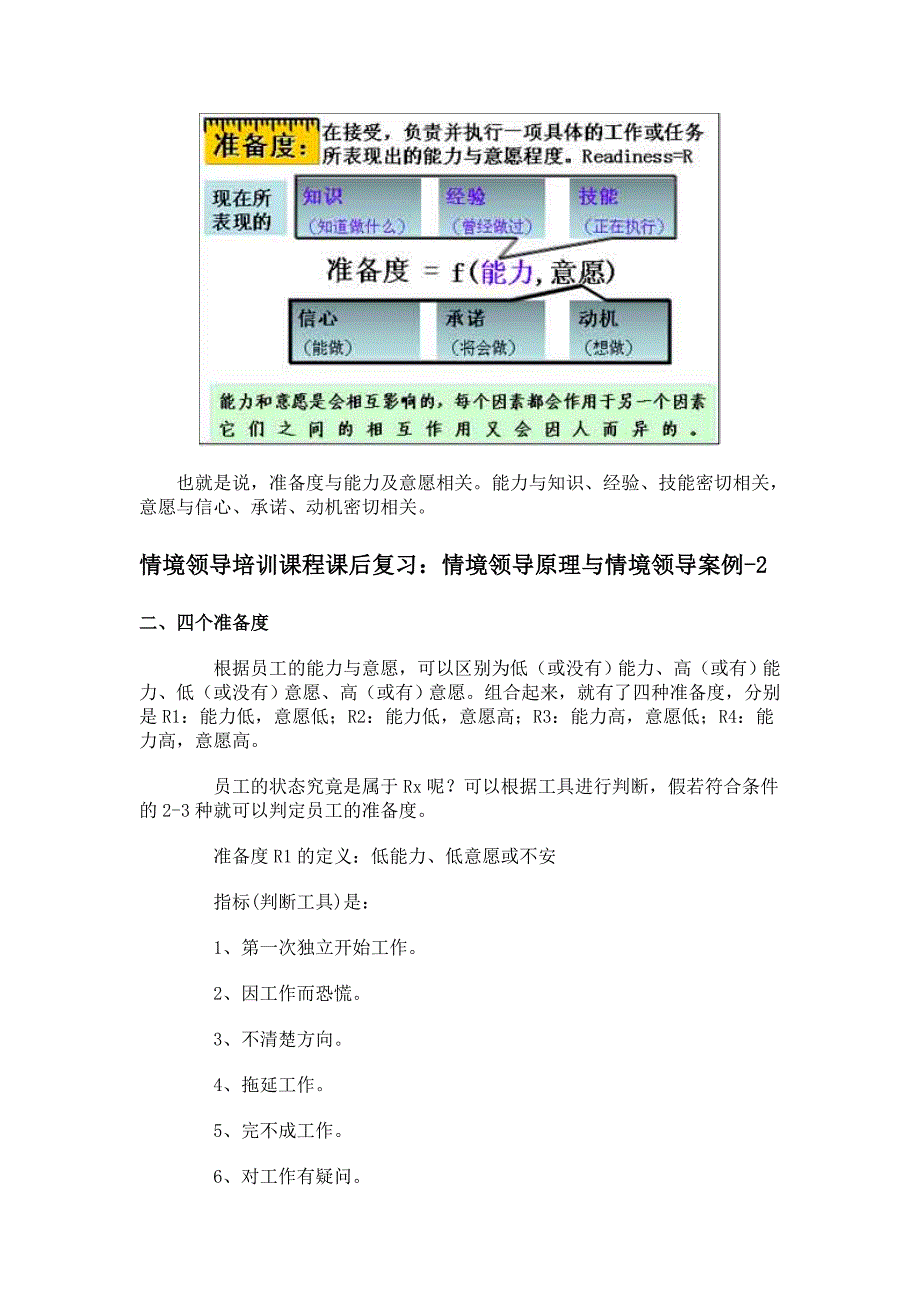 情境领导培训课程课后复习：情境领导原理与情境领导案例_第2页