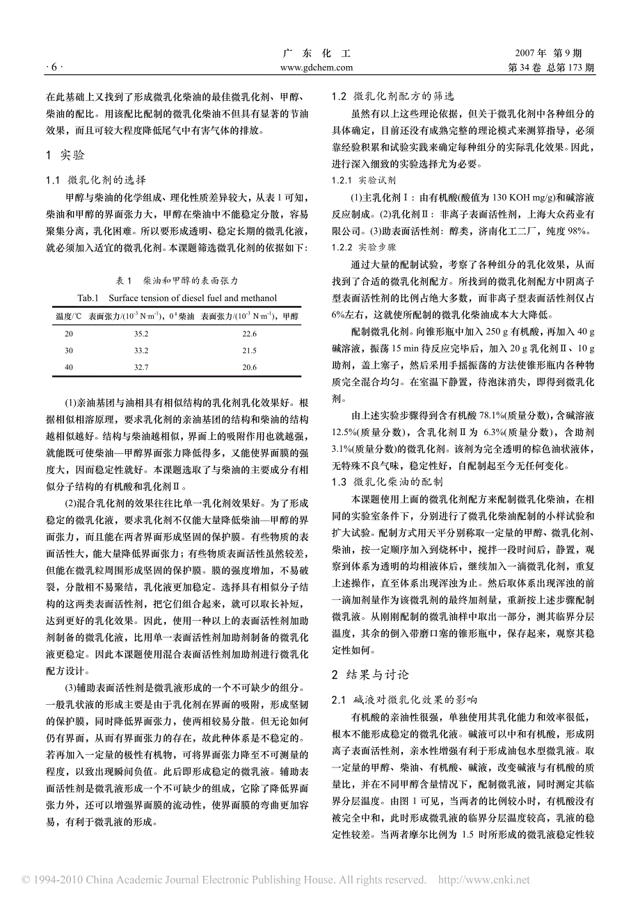 甲醇_柴油微乳化液配方研制_第2页