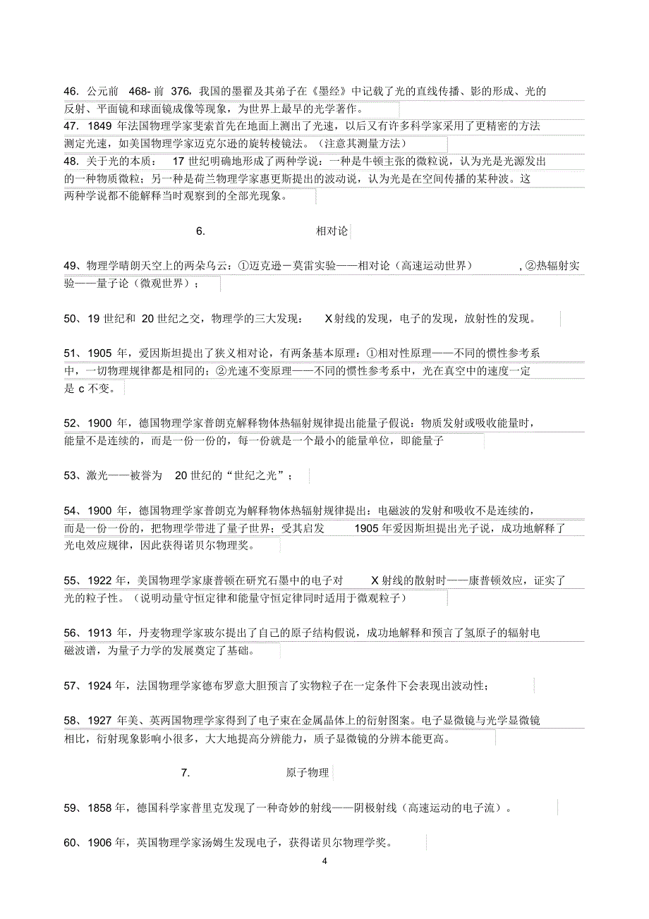 高考物理学史与科研方法_第4页