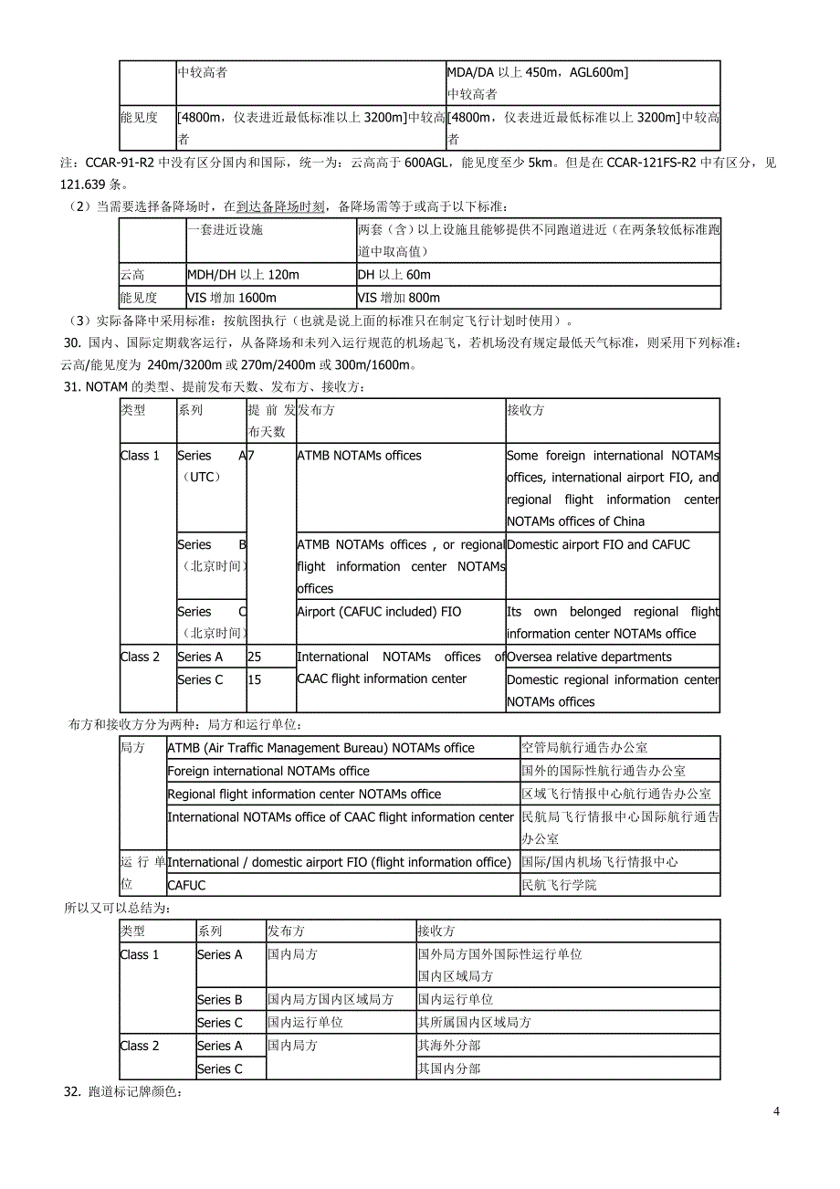 中国民航(cafuc)航线理论考试ATPL考前复习总笔记_第4页