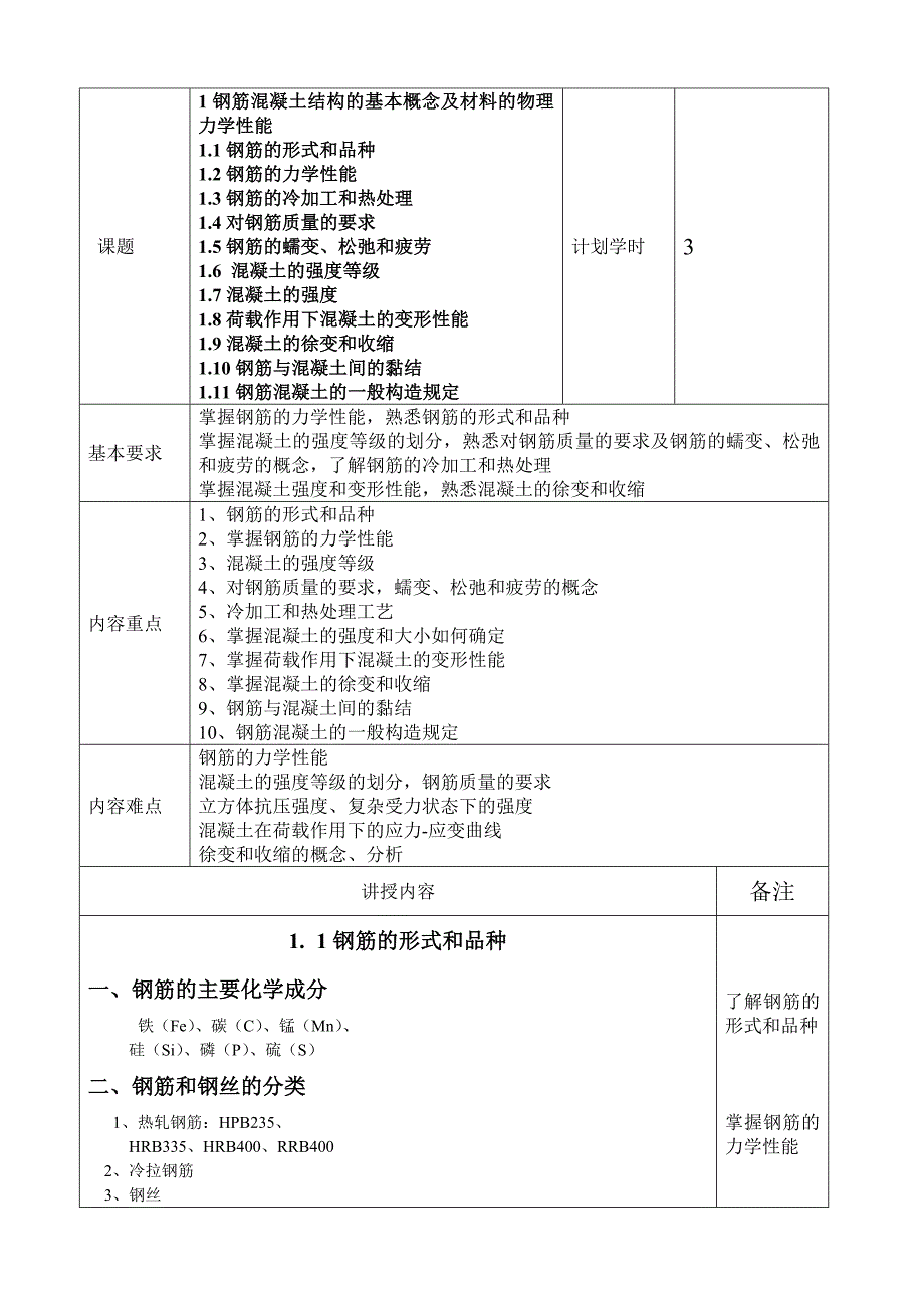 结构设计原理教案2012新_第4页