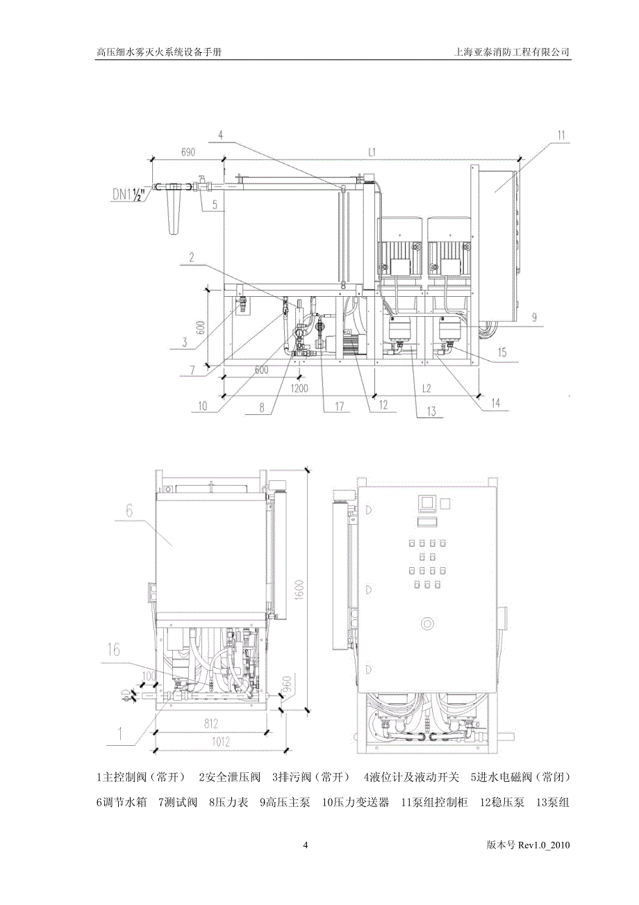 高压细水雾灭火系统设备手册_第4页