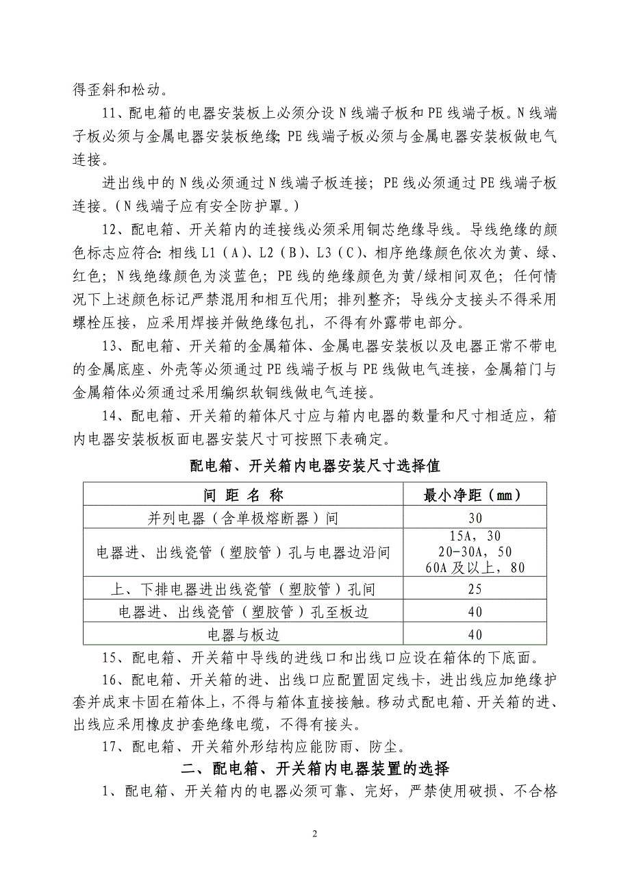 配电箱、开关箱设置等要求_第2页