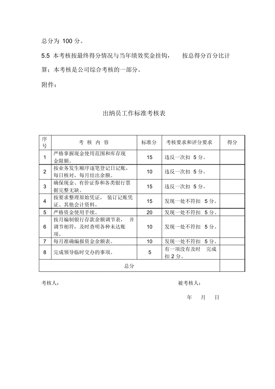 10、出纳员工作标准01_第4页