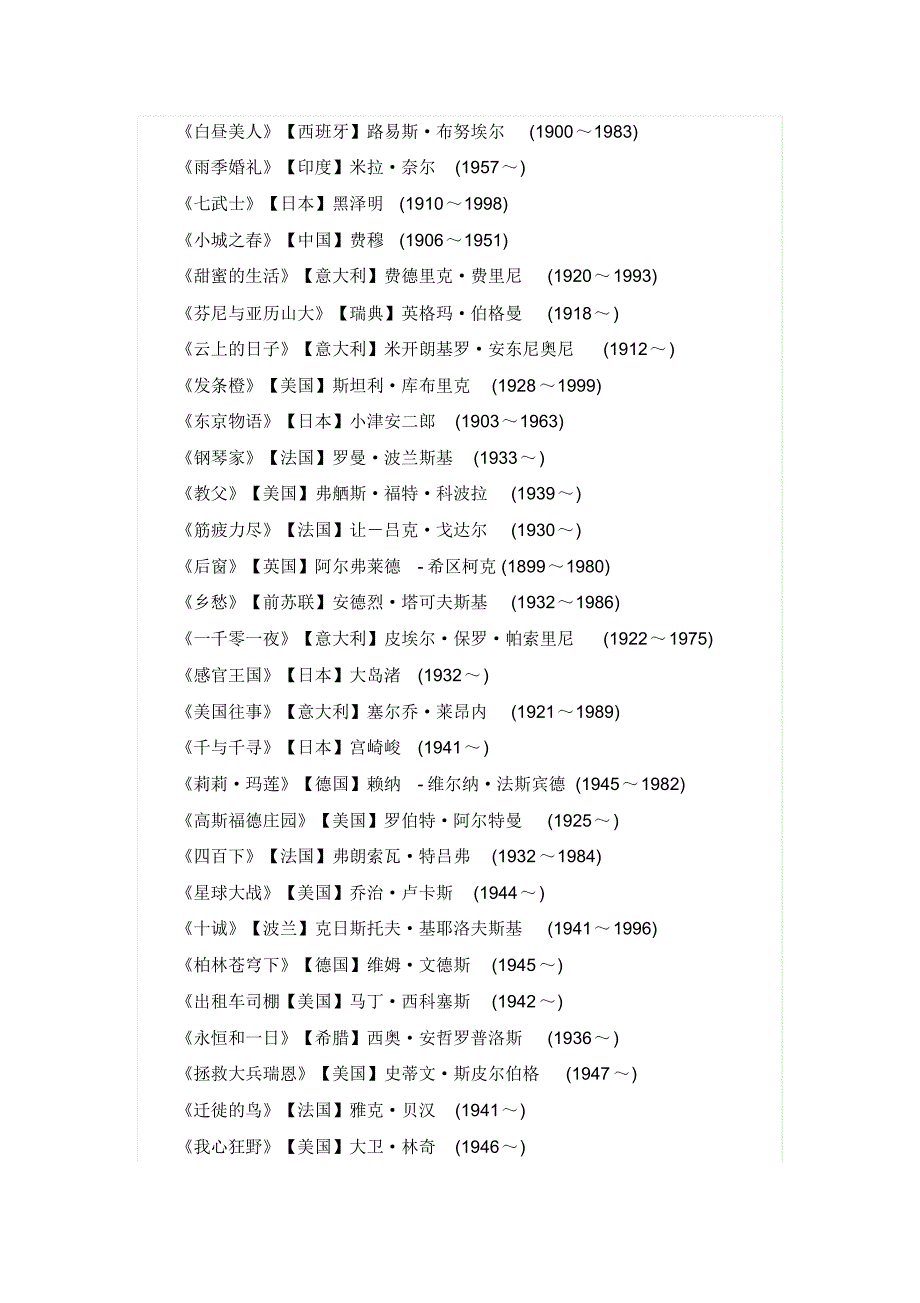 50部必知的电影经典_第3页