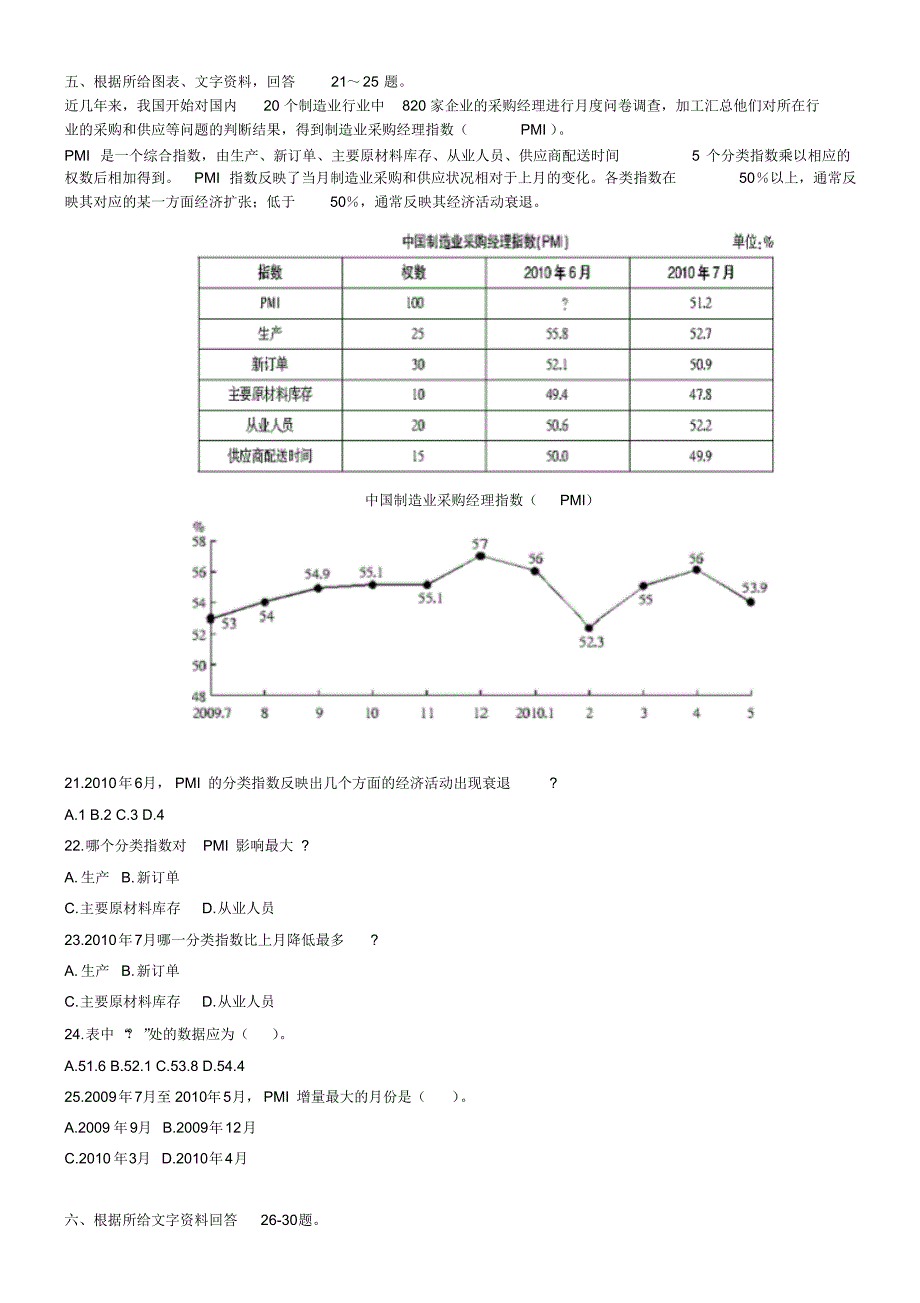 公务员考试行测资料分析专项习题100道(附答案)_第4页