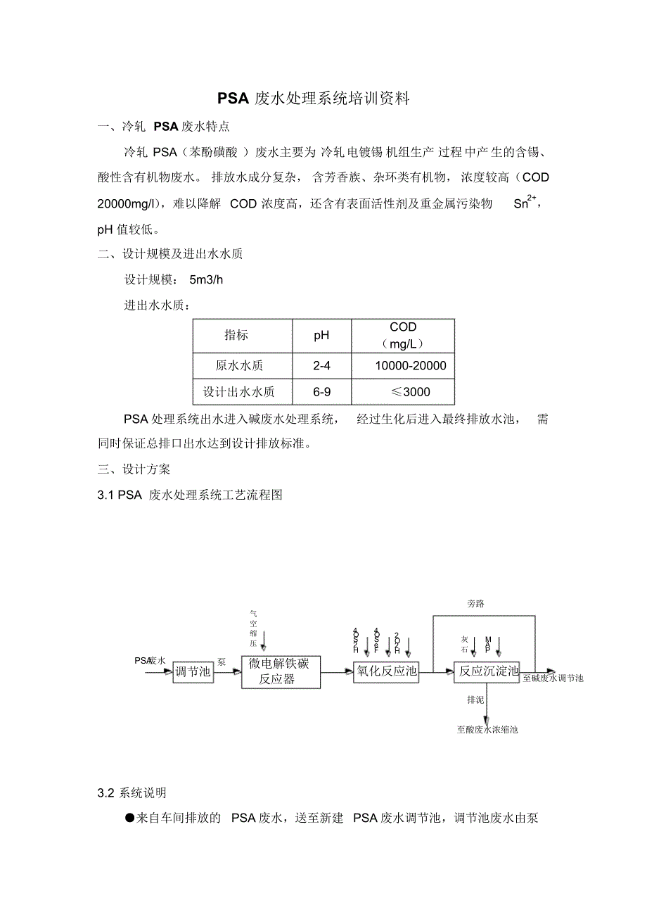 PSA废水处理系统培训资料_第1页