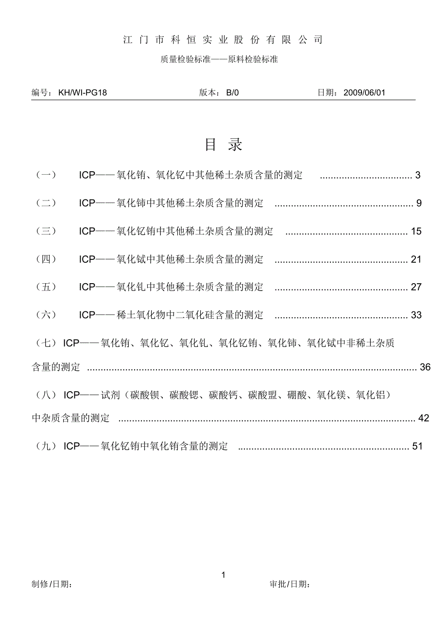 ICP质量检测标准_第1页