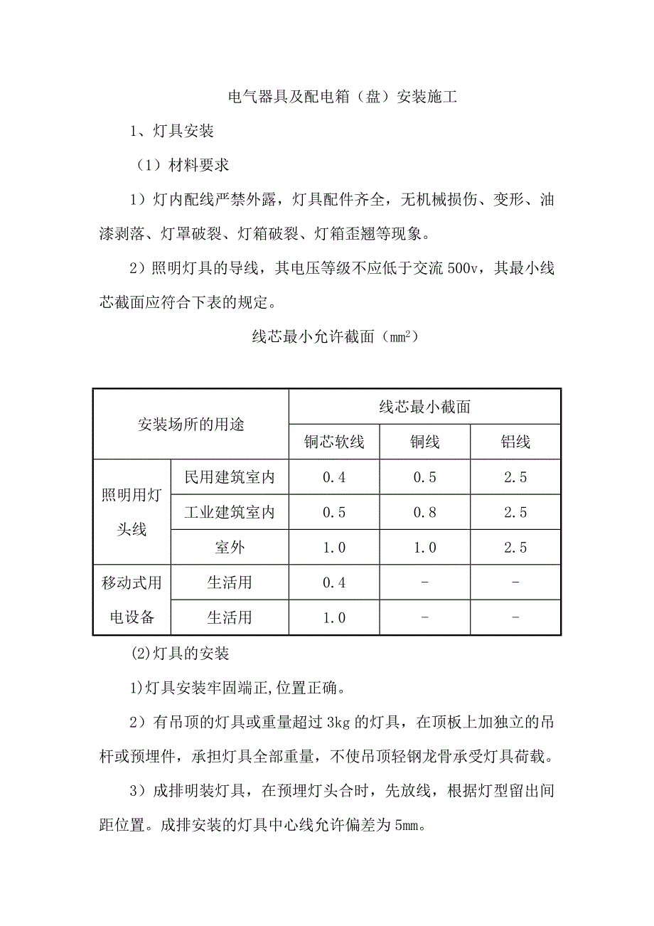 电气器具、开关、插座面板及配电箱(盘)安装_第1页