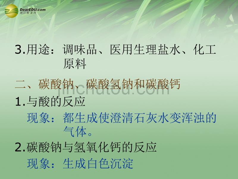 福建省莆田市平海中学九年级化学下册 第十一单元 课题1 生活中常见的盐课件2 （新版）新人教版_第2页