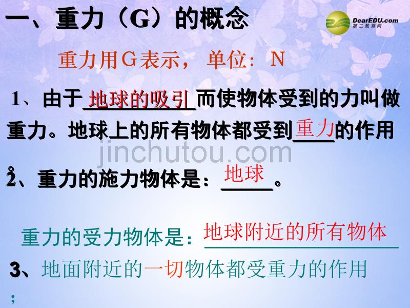 河北省石家庄市第三十一中学八年级物理下册 7.3 重力课件 （新版）新人教版_第4页