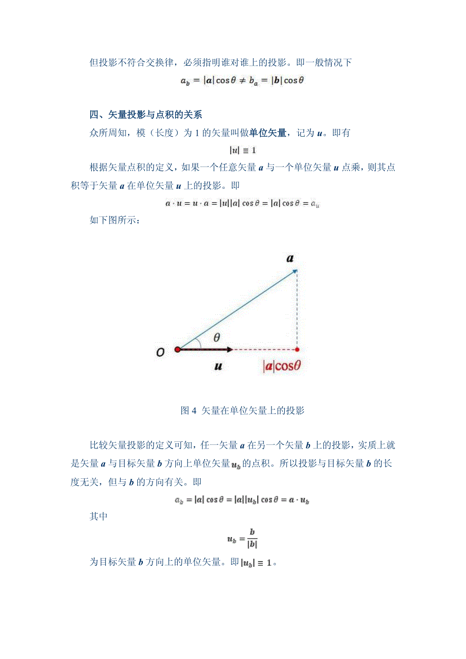 怎样理解向量的投影与投影向量_第4页