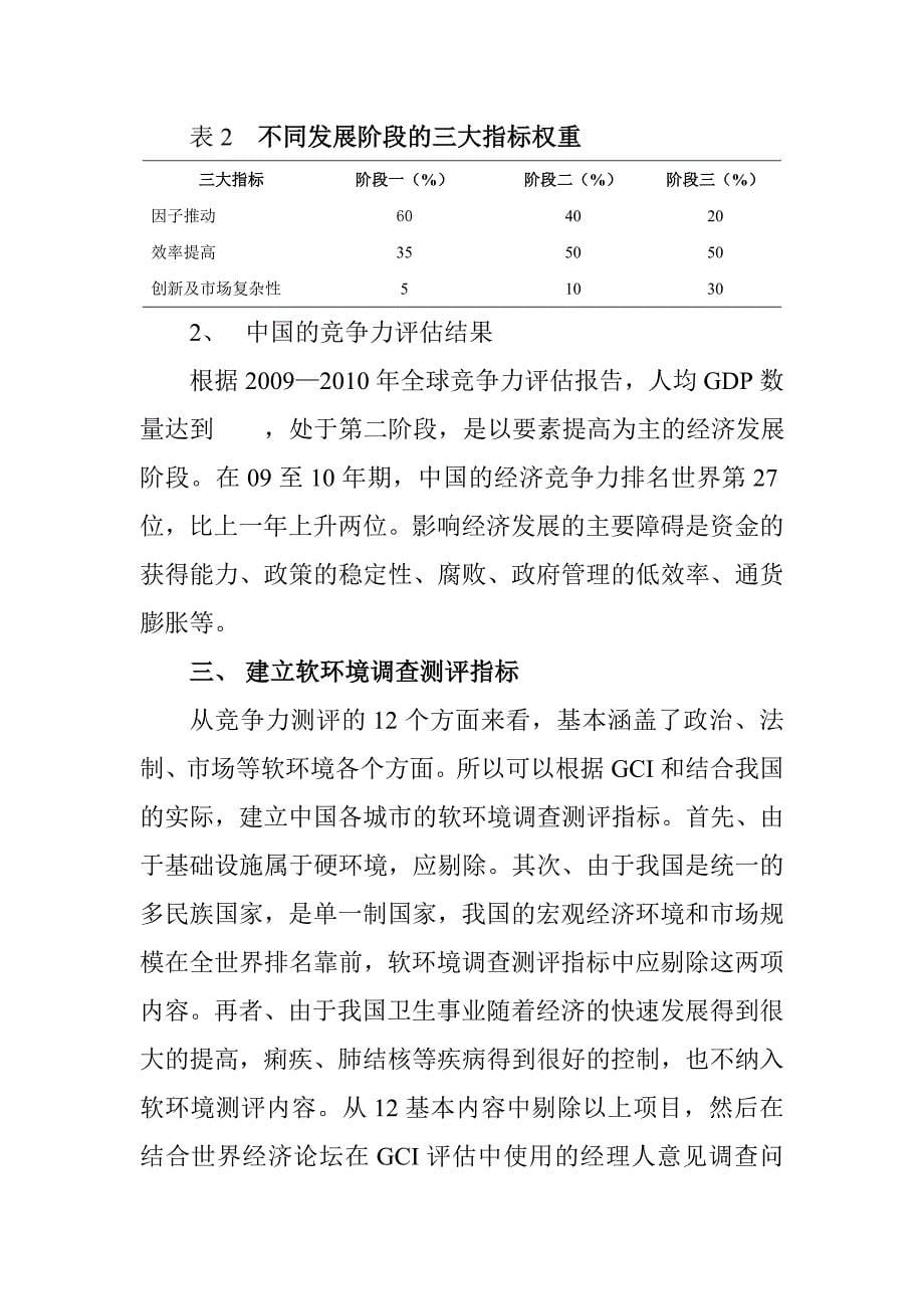 基于GCI建立软环境调查测评指标体系_第5页