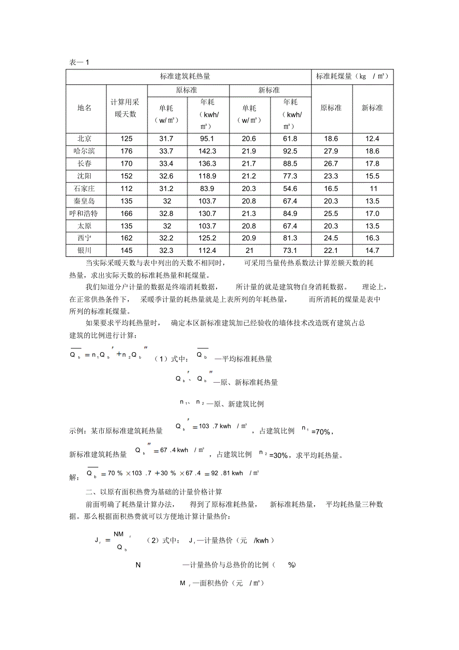 供热计量热价的探讨_第2页