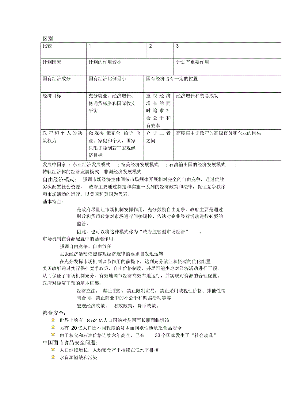 世界经济学期末考试资料_第3页