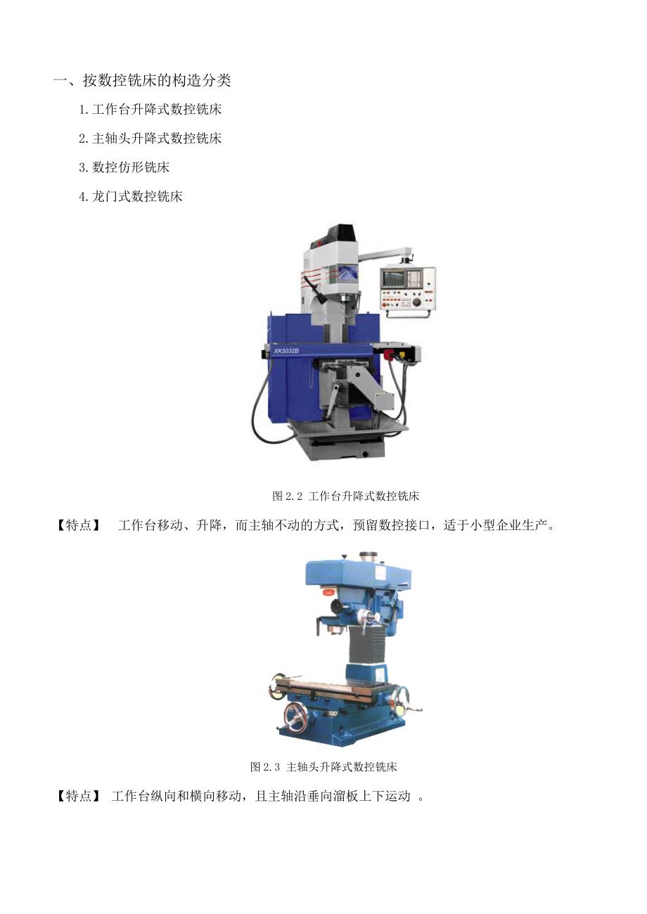 项目2数控铣加工中心机床初步知识_第4页