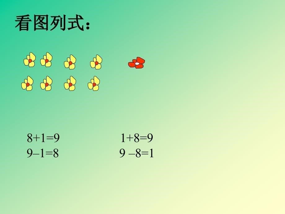 【优品课件】小学数学一年级《9的加法和9减几》_第5页