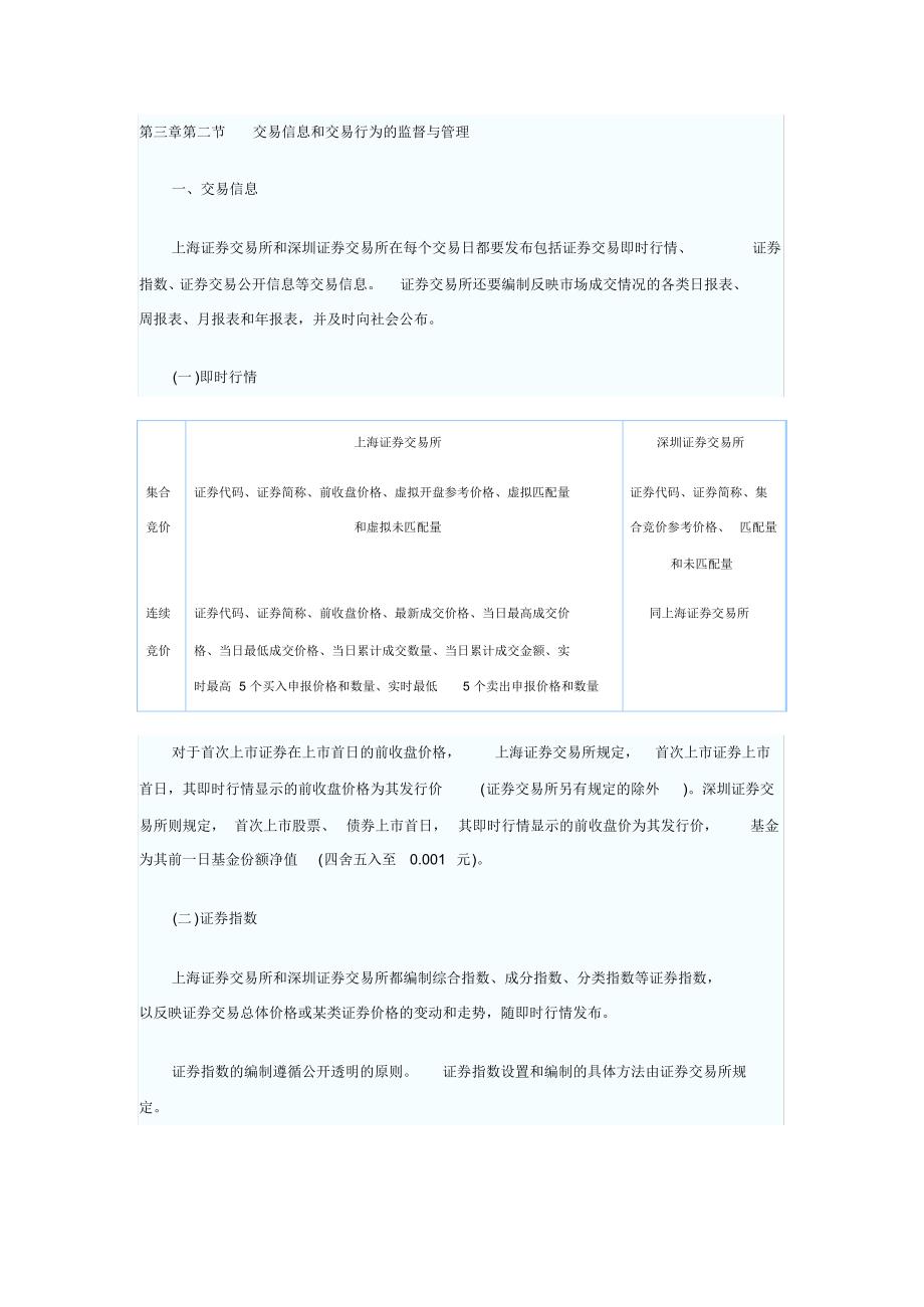 3.2交易信息和交易行为的监督与管理_第1页