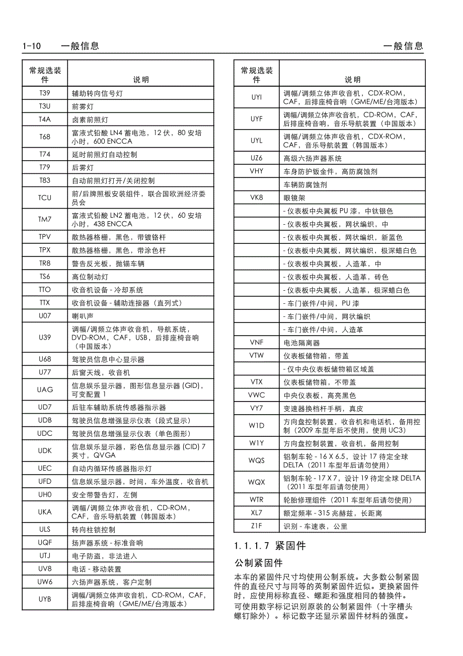 雪佛兰鲁兹维修手册2_第4页