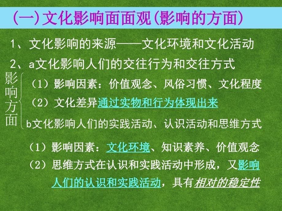 高中政治 文化对人的影响课件 新人教版必修3_第5页