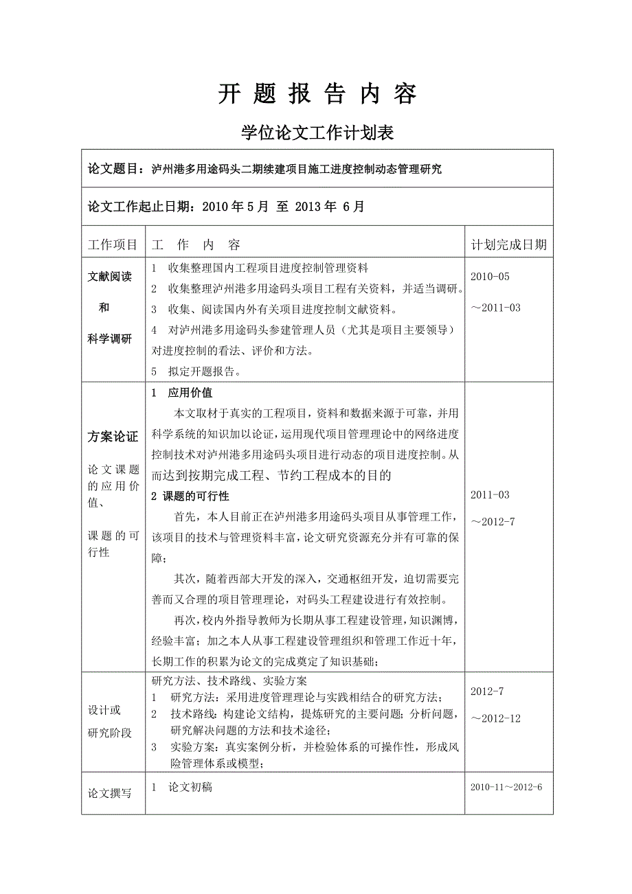 项目管理工程硕士开题报告_第2页