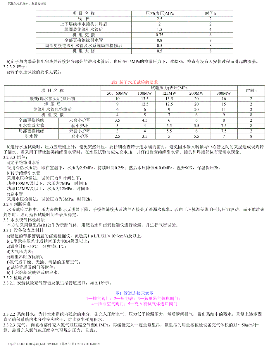 汽轮发电机漏水、漏氢的检验_第2页