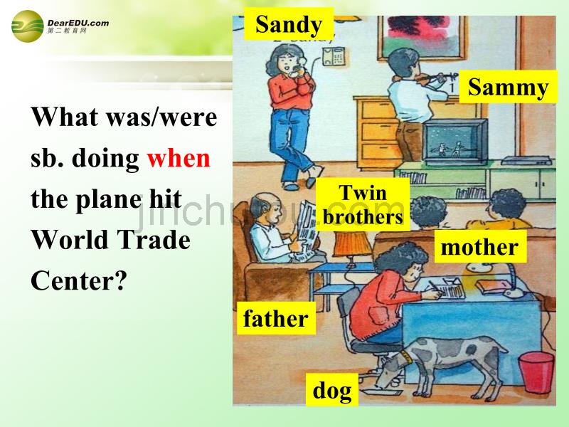 八年级英语下册 unit 5 what were you doing when the rainstorm came？section b(3aself check)精品课件 （新版）人教新目标版_第4页